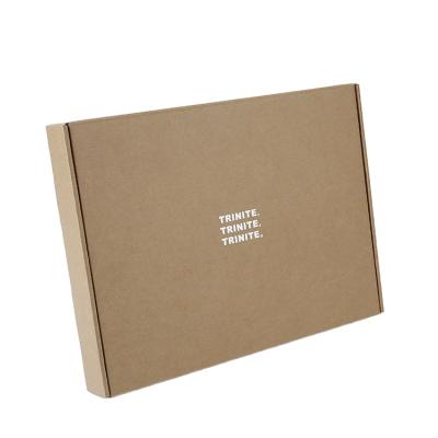 China Handmade Custom Logo Matt Lamination Corrugated Shipping Boxes For Gift Packaging for sale