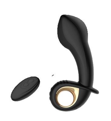 China 10 Frequency 10 Frequency Plug Rechargeable Automatic Vibrating Anal Butt G-spot Vibrator Inflatable Prostate Massager for sale