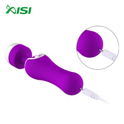 China 10 Frequency 10 Frequency Magic Wand Vibrator For Woman AS063 4 Types For Vibrator Adjustable Head for sale