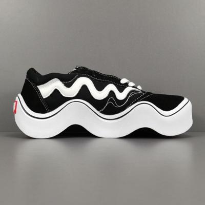 China Latest fashion trend design branded wavy baby hitter low casual basketball walking tennis shoes sneakers for women men for sale