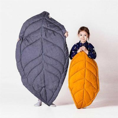 China Colorful Baby Sleep Mat Floor Cushion Covers Mat Kids Room Decoration Baby Playmat Leaves Multifunctional Creative Design Purpose for sale