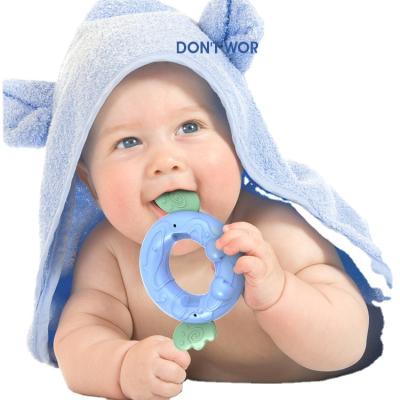 China Soft Toy Educational 0-12 Months Stacking Rings Tumbler Musical Rattles Silicone Toy Eco-Friendly BPA Free Safety Baby Teethers for sale