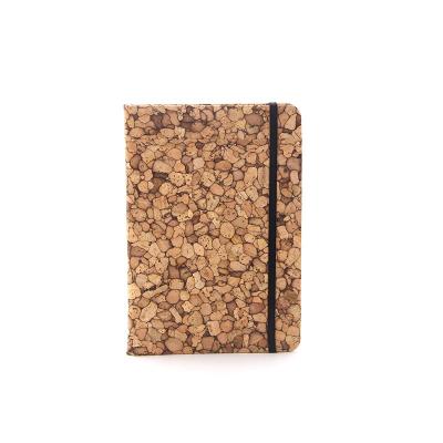 China High Quality Custom Logo A5 Recycled Hardcover Journal Classmate Lined Paper Cork Eco Friendly Notebook for sale