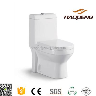 China A-2340 Double-Flux Price Good One Piece Design Western WC Washdown Toilet for sale