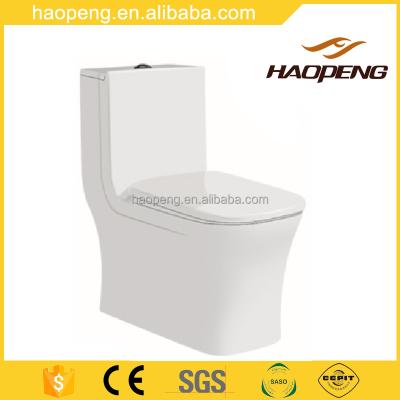 China Double-flush Porcelain Ware Sanitary Washdown One Piece WC Toilet Seat for sale