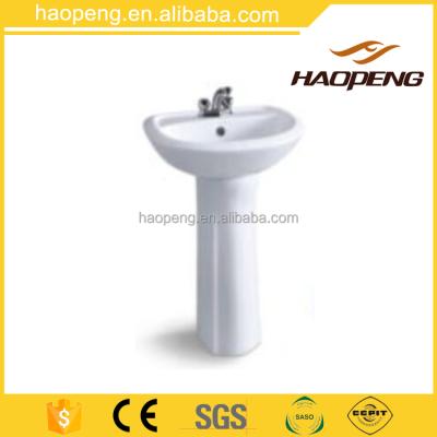 China Water Saving Kindergarten Bathroom Easy Cleaning Small Pedestal Wash Basin For Kids Height for sale