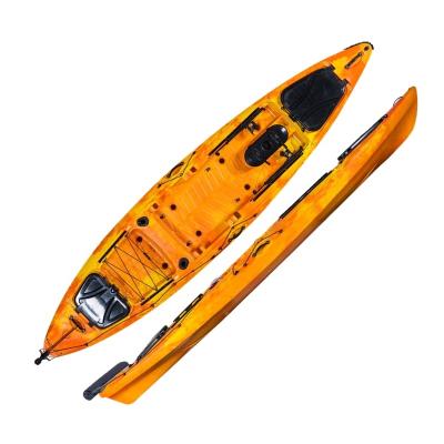 China LLDPE/HDPE KUER Kayak Brands 13ft Kayak Polyethylene Kayak Boat Hot Sale During World Cup Section for sale