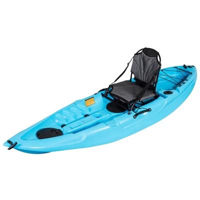 China New 2018 KUER kayak LLDPE/HDPE kayak with aluminum seat MALIBU; OCEANUS-II; 12ft; 13ft; 10ft pedal kayak for sale