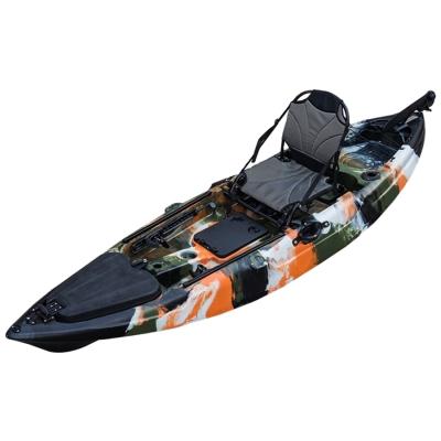 China Single Seater Fishing Kayak Single Cabin Rowing Boat Transparent Kayak For Fishing Sit In Kayak for sale