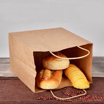 China Cheap Custom Kraft Paper Bag Pattern Disposable Daily Shopping High Quality Paper Bags for sale