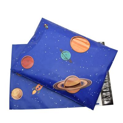 China Logistics Packing Postage Parcel Clothes Shipping Eco-Friend LDPE Full Color Universe Custom Mailing Bag Envelopes Poly In Shipping Bags for sale