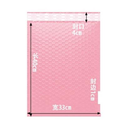 China Safety Wholesale Black Pink Inflatable Self Seal Customized Strong Crush Proof Poly Size Snap Mailer Plastic Bubble Bag Mailing for sale