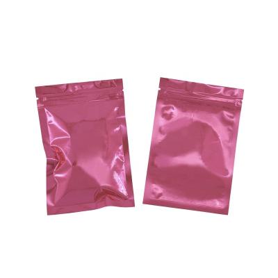 China Wholesale multifunctional high-end pink ziplock bag candy moisture-proof bag snack food storage bag for sale