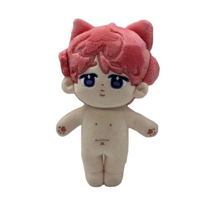 China TOYS OEM Nude Custom Hand Made Cotton Fried Human Toy High Pink Hair Baby Ammo Wool Doll Replacement Figure for sale