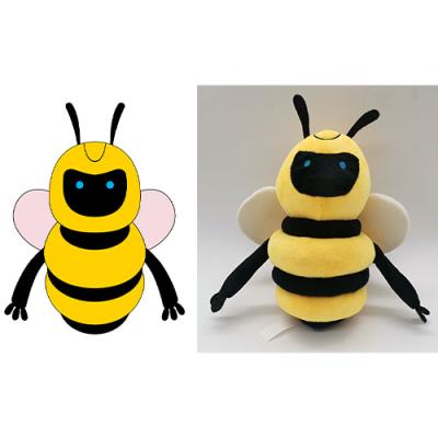 China Wholesale Soft Stuffed Plush Bee Stuffed Animal Toys for sale