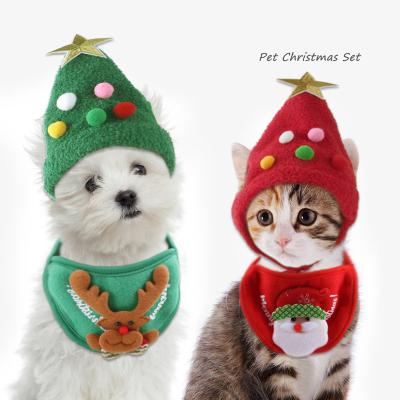 China Wholesale Plush Winter Christmas Warm Pet Hats For Dogs for sale