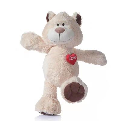 China High Quality TOY Stuffed Valentine's Day Teddy Bear With Red Heart for sale