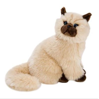 China Custom TOYS Super Soft Stuffed Persian Cat Toy Soft Plush Stuffed Pure White Cat for sale