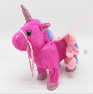 China Hot Selling Soft Cute Plush Unicorn Stuffed Standing Toy Children's Gift Plush Toy for sale