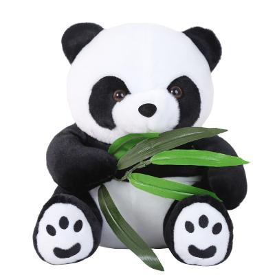 China Wholesale Cute Plush Panda Holding Bamboo Plush Toys for sale