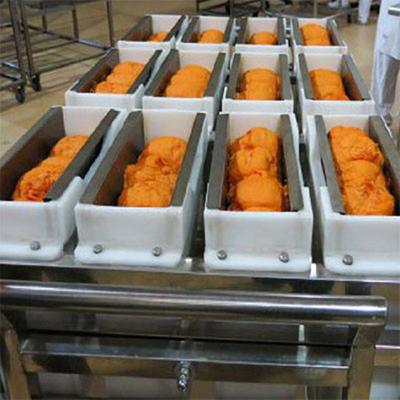 China food & Beverage Plant Dough Rolling Cart For Electrode Baking Oven for sale