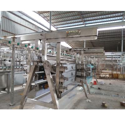 China POULTRY best selling 500-2000 bph automatic control scalding and plucking chicken slaughter machine for sale