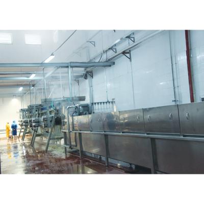 China POULTRY 3000 chickens per hour slaughter processing line for sale