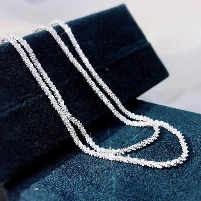 China Luxury elegant jewelry s925 chain clavicle chain single layer sterling silver necklace for sale