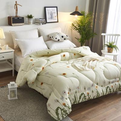 China Soft Warm Anti-Bacteria Customized Dyed Brushed Down Alternative Quilted Comforter Microfiber Duvet Hypoallergenic for sale