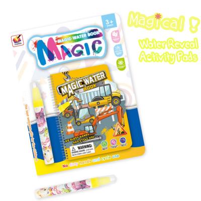 China Ink Paper Magic Coloring Book Set for Boys Toddlers Children, Construction Scene for sale