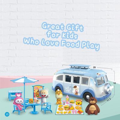 China Plastic outdoor fast food set, great gift for kids who love food pretend play for sale