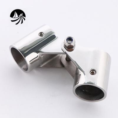 China Factory Stainless Steel Boat Accessories Precision Casting Tube Joint Mirror Marine Hardware Boat /Yacht/Ship Polish Fittings for sale