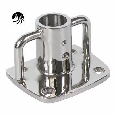 China Polish Marine Hardware Factory Stainless Steel Boat Accessories Bracket Base Mirror For Boat/Yacht/Boat Trims for sale