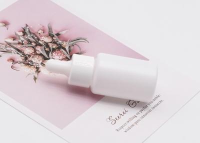 China Leere Kosmetik des ätherischen Öls der weißer Zylinder-Glastropfflasche-15ml zu verkaufen