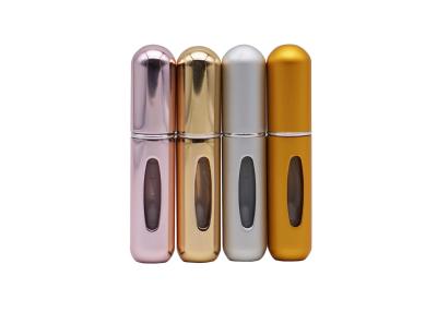 China 5ml Aluminum Refillable Perfume Bottle Atomizer for sale