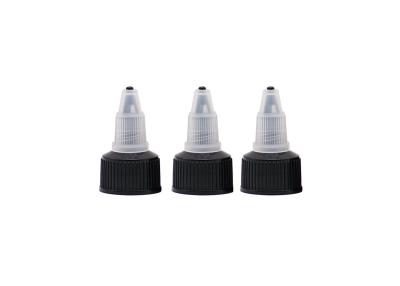 China No Leaking Plastic 24mm Nozzle Dropper Bottle Twist Cap for sale