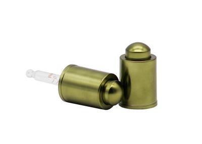 China 20/410 Aluminum Press Button Dropper For Skin Care for sale