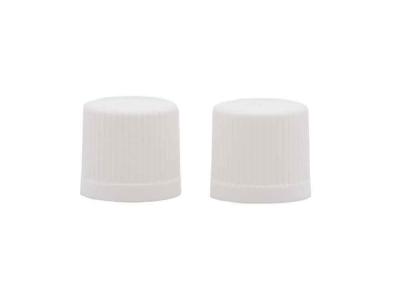 China White Plastic Tamper Evident Cap 18mm Child Proof Cap For Bottles for sale