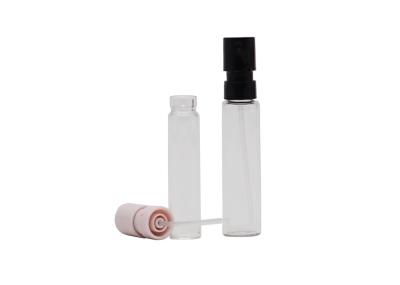 China Mini nachfüllbare Glasflasche des Parfüm-Prüfvorrichtungs-Flaschen-Zerstäuber-3ml mit Plastikschnellsprüher zu verkaufen