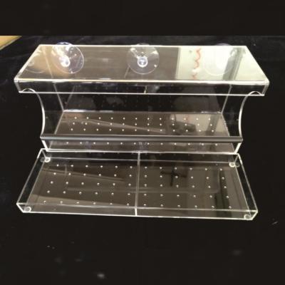 China Viable Clear Acrylic Outdoor Hanging Kits Window Bird Feeder Suction Cups And Seed Tray for sale