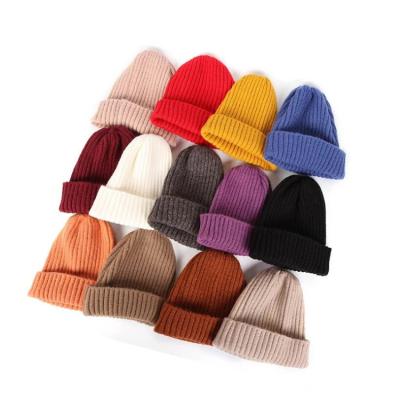 China Custom Beanie Mat Knitted Tam Pom Pom Hats Women Winter Fashion Thick COMMON Ladies Hat Custom Made for sale