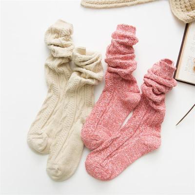 China Wholesale QUICK DRY cotton calf thong high knee length warm solid thongs quality custom made stockings for women for sale