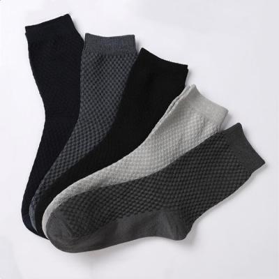 China Wholesale Men's Autumn Winter Tube Bamboo Socks Men's Black Casual Dress Socks QUICK DRY for sale