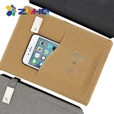 China New Design Agriculture Business 8000mAh Power Bank Notebook and USB 16G Wireless Flash Drive with Gift Set for sale