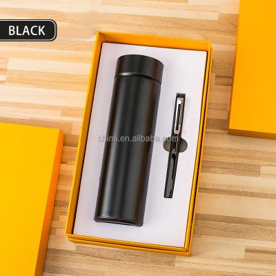 China Modern Vacuum Mug with 500ml, Stainless Steel Liner and Pen for Gift Set Business Promotion Gift for sale