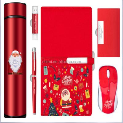 China Promotional Farming Custom Logo and Custom Corporate Christmas African Santa Claus Gift Cheap Christmas Pen Business Gift Book for sale