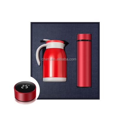 China Wholesale CHEAP custom high quality business PORTABLE stylish design gift mug set 0.8-1.5 liter thermos jug and 500ml vacuum flask for sale