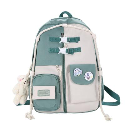 China Other style high quality and cheap preppy schoolbag fashion travel women school bag outdoor backpack for sale