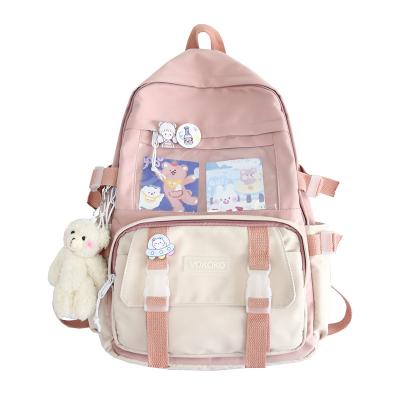 China Other Low Price High Quality Fashion Style Satchel Leisure Travel Preppy Women School Backpack for sale