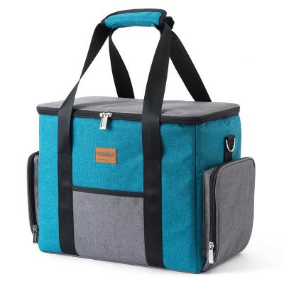 China Outdoor Insulated Lunch Picnic School Travel Insulated Waterproof Shoulder Cooler Bag for sale